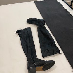 Black Vince Camuto thigh high boots